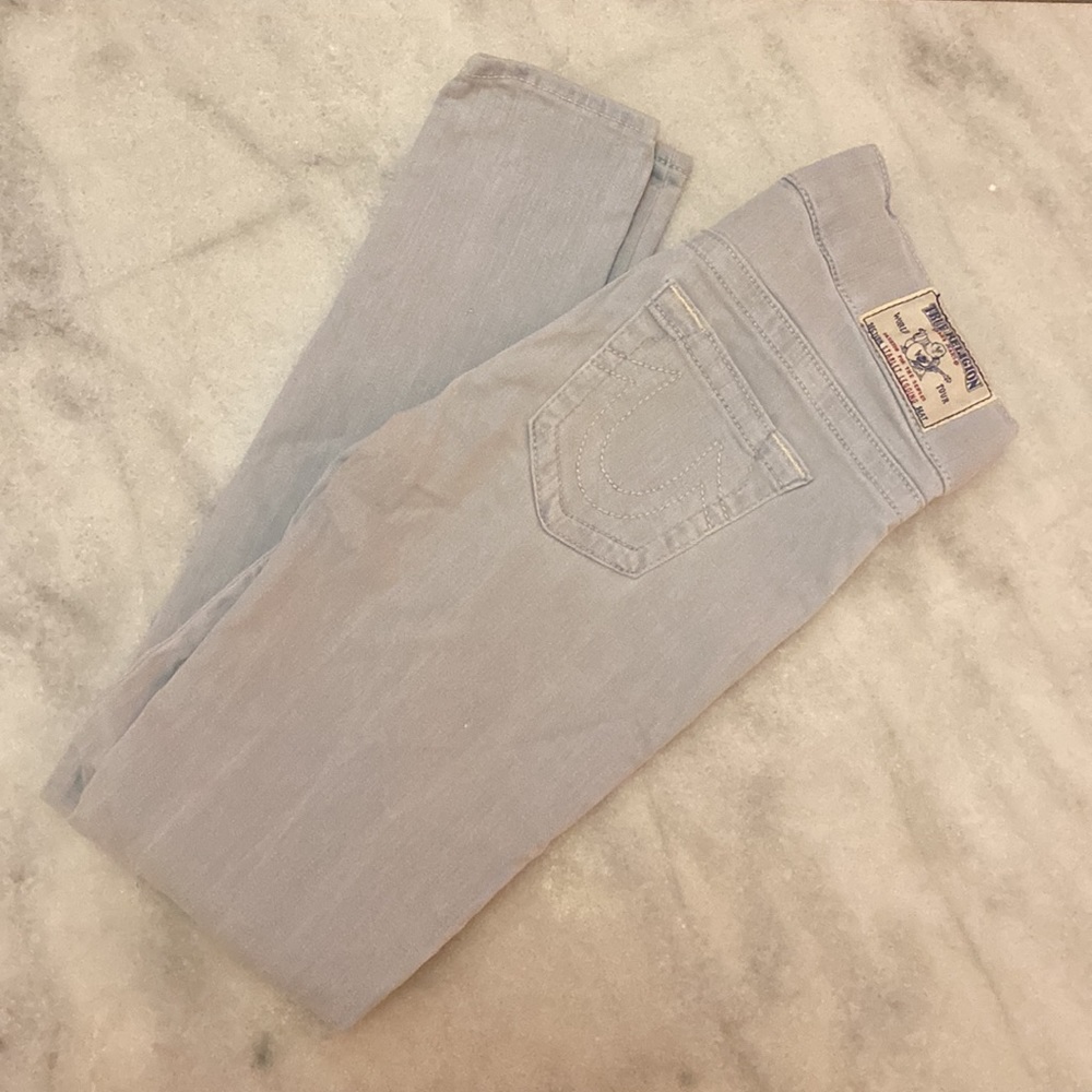 True Religion Light Blue Skinny Jeggings